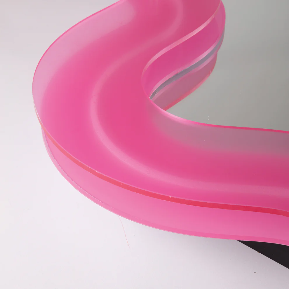 seletti neoninis veidrodis "supercurve flower" seletti neoninis veidrodis "supercurve flower"