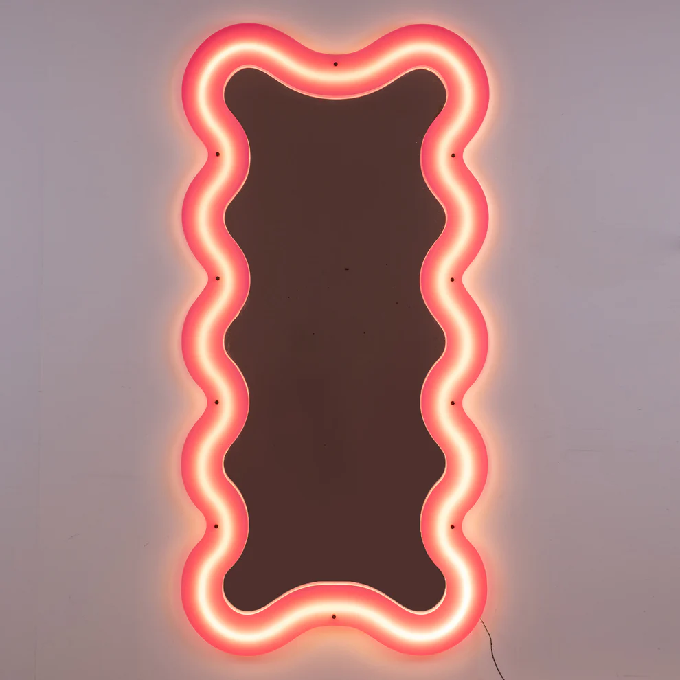 seletti neoninis veidrodis "supercurve tall" seletti neoninis veidrodis "supercurve tall"