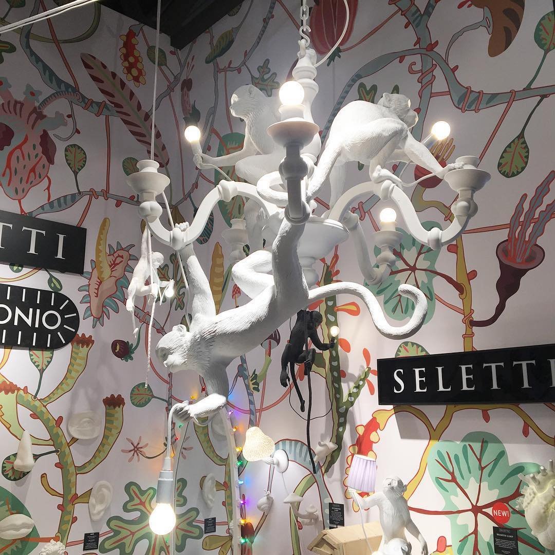 seletti dekoratyvinis pakabinamas šviestuvas "monkey chandelier" seletti dekoratyvinis pakabinamas šviestuvas "monkey chandelier"
