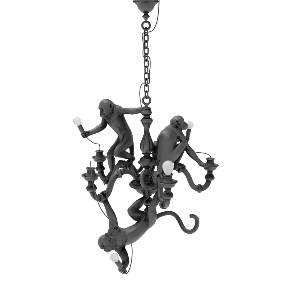 seletti dekoratyvinis pakabinamas šviestuvas "monkey chandelier" seletti dekoratyvinis pakabinamas šviestuvas "monkey chandelier"