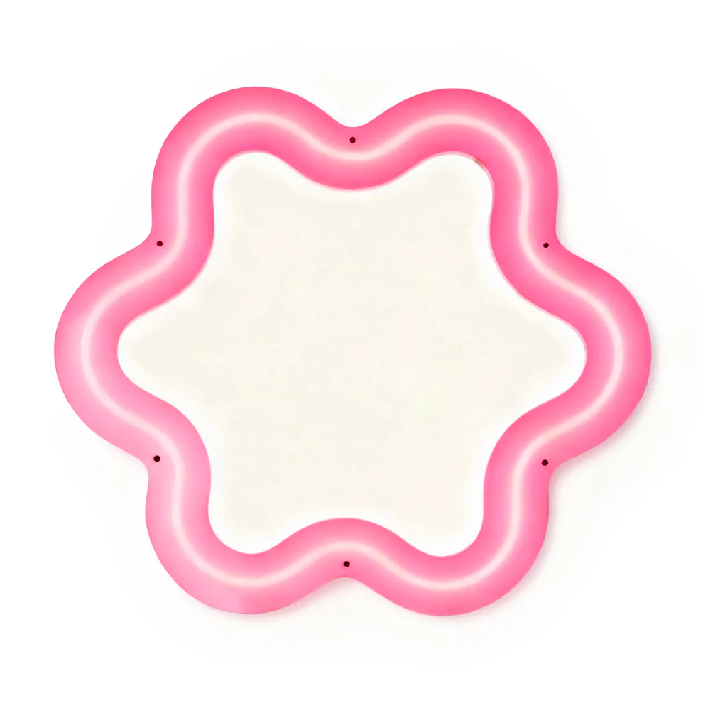 seletti neoninis veidrodis "supercurve flower" seletti neoninis veidrodis "supercurve flower"