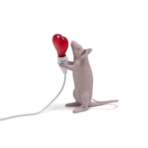 Interjero detalės ir išskirtiniai namų aksesuarai seletti stalinis šviestuvas mouse step love usb