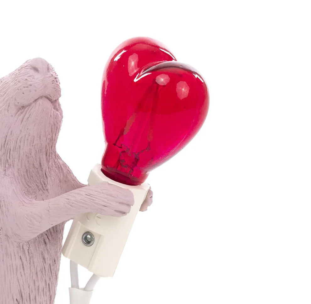 Širdelės formos lemputė "Mouse" šviestuvams Širdelės formos lemputė "Mouse" šviestuvams
