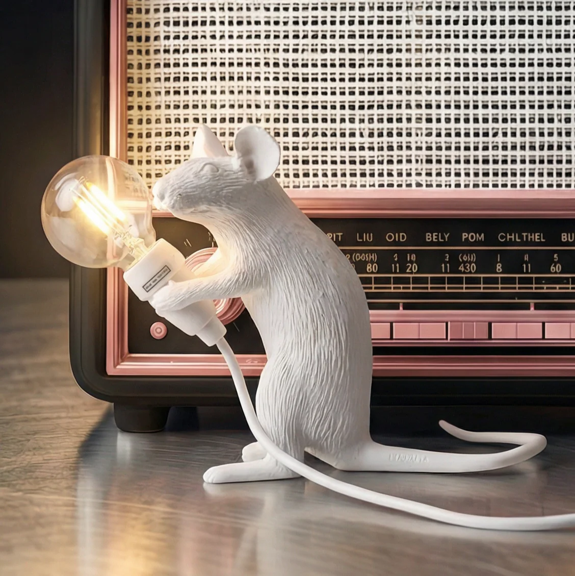 seletti stalinis šviestuvas "mouse sitting" seletti stalinis šviestuvas "mouse sitting"